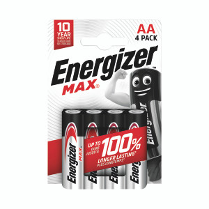 Energizer Max AA Battery (Pack of 4 ) E303323700 Energizer Max AA Battery (Pack of 4 ) E303323700