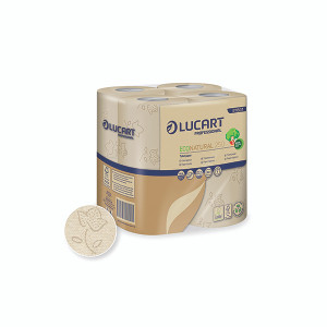 Lucart EcoNatural Conventional Toilet Rolls x8 Rolls Per Pack (Pack of 8) 8118361D Lucart EcoNatural Conventional Toilet Rolls x8 Rolls Per Pack (Pack of 8) 8118361D