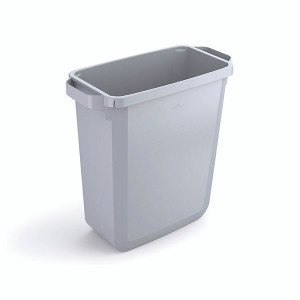 Durable Durabin Bin Rectangular 60 Litre 282x590x600mm Grey 1800496050 Durable Durabin Bin Rectangular 60 Litre 282x590x600mm Grey 1800496050