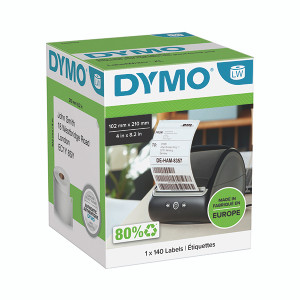 Dymo LabelWriter DHL Shipping Labels 140 Per Roll 102 x 210mm Self-Adhesive White 2166659 Dymo LabelWriter DHL Shipping Labels 140 Per Roll 102 x 210mm Self-Adhesive White 2166659