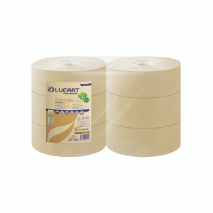 Lucart EcoNatural 300 Jumbo Toilet Roll (Pack of 6) 812140AP Lucart EcoNatural 300 Jumbo Toilet Roll (Pack of 6) 812140AP