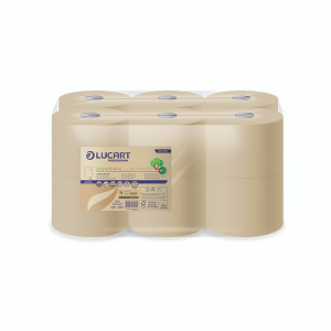 Lucart EcoNatural L-One Mini 180 Toilet Roll (Pack of 12) 812170 Lucart EcoNatural L-One Mini 180 Toilet Roll (Pack of 12) 812170
