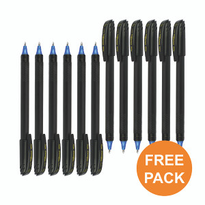 Pentel EnerGel Capstyle Eco Rollerball 0.7mm Blue (Pack of 12) 2 For 1 Pentel EnerGel Capstyle Eco Rollerball 0.7mm Blue (Pack of 12) 2 For 1