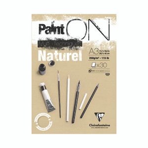 Clairefontaine Paint On Pad Kraft 250gsm 30 Sheets A3 (Pack of 2) 96541C Clairefontaine Paint On Pad Kraft 250gsm 30 Sheets A3 (Pack of 2) 96541C