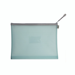 Snokpake EVA Mesh High Capacity Zippa Bag Foolscap Pastel Blue (Pack of 3) 15904 Snokpake EVA Mesh High Capacity Zippa Bag Foolscap Pastel Blue (Pack of 3) 15904