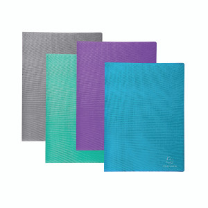 Exacompta Teksto Display Book 20 Pocket A4 Assorted (Pack of 20) 88620E Exacompta Teksto Display Book 20 Pocket A4 Assorted (Pack of 20) 88620E