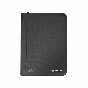 Monolith Blueline Zipped w/Ring Binder Conference Folder A4 Black 3352 Monolith Blueline Zipped w/Ring Binder Conference Folder A4 Black 3352