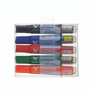 Pilot V-Board Master Bullet Tip Medium Assorted (Pack 5) 4902505358371 Pilot V-Board Master Bullet Tip Medium Assorted (Pack 5) 4902505358371
