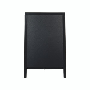 Securit Duplo Pavement Chalkboard with Lacquered Black Pinewood Frame 850x545x440mm SBD-BL-85 Securit Duplo Pavement Chalkboard with Lacquered Black Pinewood Frame 850x545x440mm SBD-BL-85