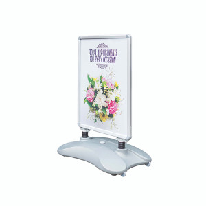 Deflecto A1 Water Based Pavement Display Board with Snap Frame Silver PPA100S Deflecto A1 Water Based Pavement Display Board with Snap Frame Silver PPA100S