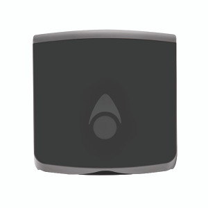 2Work Recycled Hand Towel Dispenser Black 2W11360