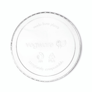 Vegware Deli Container Lid Round 8-32oz Clear (Pack of 500) VDC-120H Vegware Deli Container Lid Round 8-32oz Clear (Pack of 500) VDC-120H