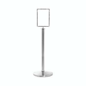 VFM Flat Top Post and Sign Holder Silver 399898 VFM Flat Top Post and Sign Holder Silver 399898