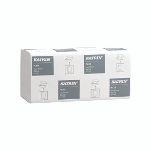 Katrin Plus Hand Towels V-Fold 1-Ply 300 Sheets (Pack of 20) 83114 Katrin Plus Hand Towels V-Fold 1-Ply 300 Sheets (Pack of 20) 83114