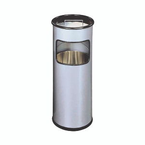Durable Waste Bin Round 17 Litre with Round Ashtray 2 Litre 333023 Durable Waste Bin Round 17 Litre with Round Ashtray 2 Litre 333023