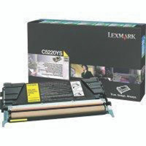 00C5220YS Lexmark C5220YS Yellow Toner Use Return 00C5220YS Lexmark C5220YS Yellow Toner Use Return