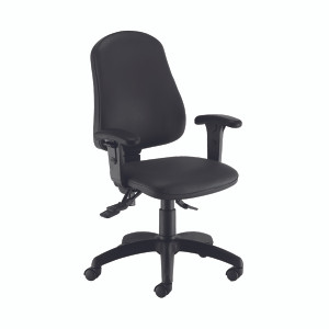 First Calypso Operator Chair with Adjustable Arms 640x640x990-1160mm Lumbar Polyurethane KF822929 First Calypso Operator Chair with Adjustable Arms 640x640x990-1160mm Lumbar Polyurethane KF822929