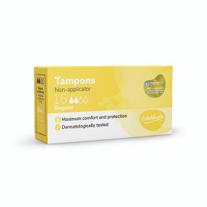 Interlude Digital Tampons Regular Boxed x16 (Pack of 12) 6449A Interlude Digital Tampons Regular Boxed x16 (Pack of 12) 6449A