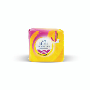 Lil-Lets Supersoft Sanitary Pads Ultra with Wings Normal x14 (Pack of 24) 94LSPNO-CH Lil-Lets Supersoft Sanitary Pads Ultra with Wings Normal x14 (Pack of 24) 94LSPNO-CH