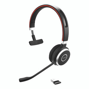 Jabra Evolve 65 SE UC Monaural Wireless Headset Link 380 USB-A Bluetooth Adapter 6593-839-409 Jabra Evolve 65 SE UC Monaural Wireless Headset Link 380 USB-A Bluetooth Adapter 6593-839-409