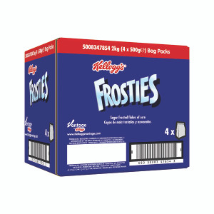 Kellogg's Frosties Bag 500g (Pack of 4) 5147854000 Kellogg's Frosties Bag 500g (Pack of 4) 5147854000