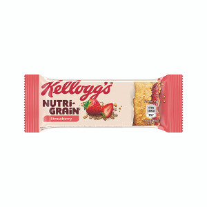 Kellogg's Strawberry Nutrigrain Breakfast Bars 37g (Pack of 25) 5218680000 Kellogg's Strawberry Nutrigrain Breakfast Bars 37g (Pack of 25) 5218680000