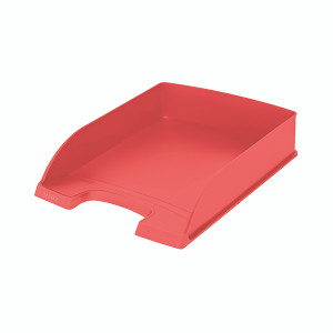 Leitz Recycle Letter Tray Plus A4 Red 52275020 Leitz Recycle Letter Tray Plus A4 Red 52275020