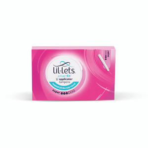 Lil-Lets Cardboard Applicator Tampons Super x12 (Pack of 24) 91CBAPP3 Lil-Lets Cardboard Applicator Tampons Super x12 (Pack of 24) 91CBAPP3