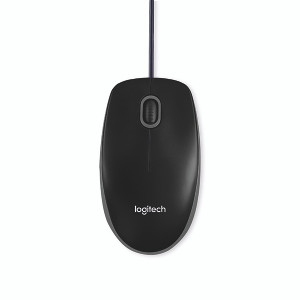 Logitech B110 Optical Mouse Silent Wired USB Black 910-005508 Logitech B110 Optical Mouse Silent Wired USB Black 910-005508