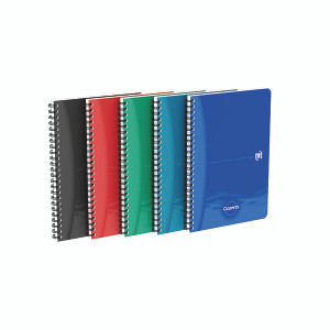 Oxford Oceanis Wirebound Notebook Ruled A5 Assorted (Pack of 5) 400178651 Oxford Oceanis Wirebound Notebook Ruled A5 Assorted (Pack of 5) 400178651