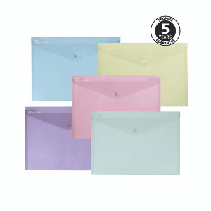 Snopake Reborn Polyfile A4 Assorted (Pack of 5) 15912 Snopake Reborn Polyfile A4 Assorted (Pack of 5) 15912
