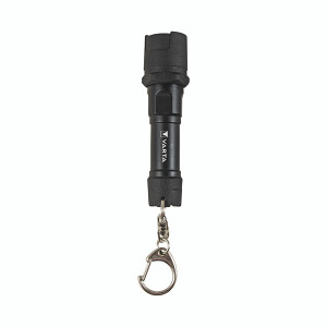 Varta Indestructible Key Chain LED Mini Torch 3.5 Hours Run Time 1 x AAA Battery Black 16701101421 Varta Indestructible Key Chain LED Mini Torch 3.5 Hours Run Time 1 x AAA Battery Black 16701101421