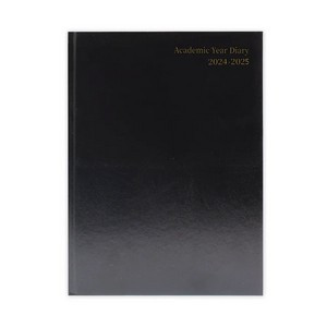 Academic Diary Week To View A4 Black 2024-25 KF3A4ABK24 Academic Diary Week To View A4 Black 2024-25 KF3A4ABK24