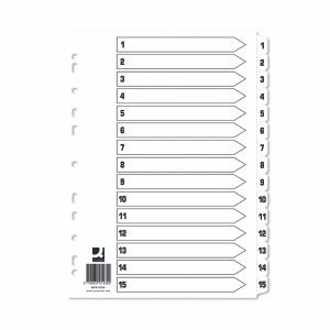 KF01530Q Q-Connect Index 1-15 Board Reinforced White Pack 10 KF01530Q KF01530Q Q-Connect Index 1-15 Board Reinforced White Pack 10 KF01530Q