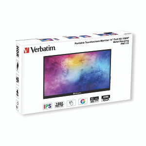 Verbatim PMT-14 Portable Touchscreen Monitor 14 Inch FHD 1080P 49591 Verbatim PMT-14 Portable Touchscreen Monitor 14 Inch FHD 1080P 49591