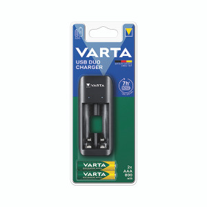 Varta USB Duo Charger AA+AAA + Recharge Batteries 2x AAA 800 mAh 57651201421 Varta USB Duo Charger AA+AAA + Recharge Batteries 2x AAA 800 mAh 57651201421