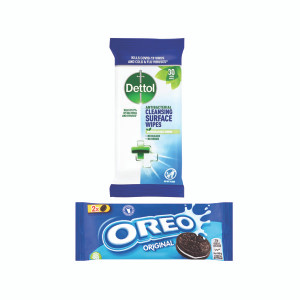 Dettol Antibacterial Cleansing Wipes x30 Pk10 Buy 2 Cases get Case Oreo Biscuits Twin Pack x24 Free Dettol Antibacterial Cleansing Wipes x30 Pk10 Buy 2 Cases get Case Oreo Biscuits Twin Pack x24 Free