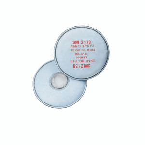 3M 2138 P3 Filter (Pack of 20) 3M 2138 P3 Filter (Pack of 20)
