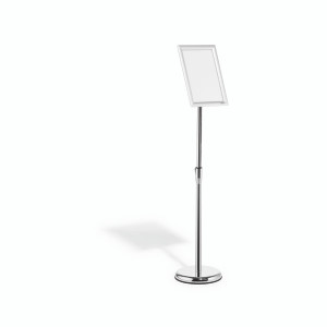 Durable Floor Infostand Aluminium Snap Frame A4 479823 Durable Floor Infostand Aluminium Snap Frame A4 479823