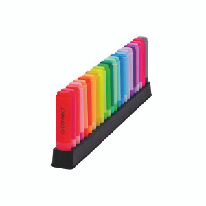 Q-Connect Highlighter Pens Deskset Assorted (Pack of 23) KF17782