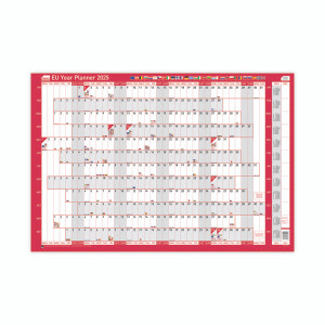 Sasco EU Year Planner Unmounted 2025 SY1076025 Sasco EU Year Planner Unmounted 2025 SY1076025