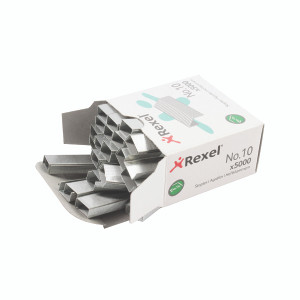 Rexel No.10 Metal Staples 5mm Pack of 5000 06005