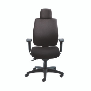 First Avior Elbrus High Back Operator Chair 650x678x678mm Black KF73875