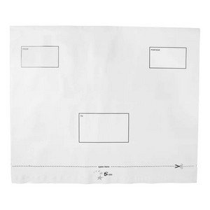 5 Star DX Waterproof Bags Self Seal White 450x320mm and 50mm Flap (Pack of 100) 938538