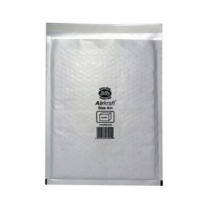 AirKraft Size 4 Bubble Lined Mailer White (Pack of 100) MAKC88007