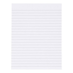 5 Star Memo Pad Headbound Ruled 160 Pages 60gsm 150x200mm White (Pack of 10) 505356