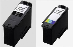 Canon 7171C004/PG-595/CL-586 Ink Cartridge Multipack black + Colour + Photopaper GP-501 6,7ml + 9,9ml Pack of 2