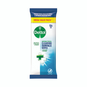Dettol Biodegradable Disinfectant Wipes 6x126 (Pack of 756) 3189500