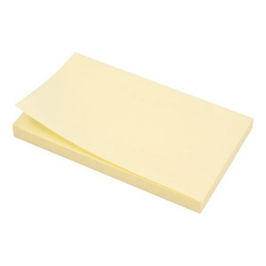 5 Star Extra Sticky Notes Repositionable 76x127mm Yellow (Pack of 12) 935474