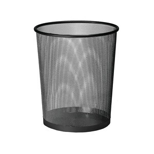 5 Star Lightweight Mesh Waste Bin Sturdy Scratch Resistant 20 Litre 305x345mm Black 288013